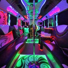 Austin party bus package—30 passengers for 5 hours, includes 2 entertainers